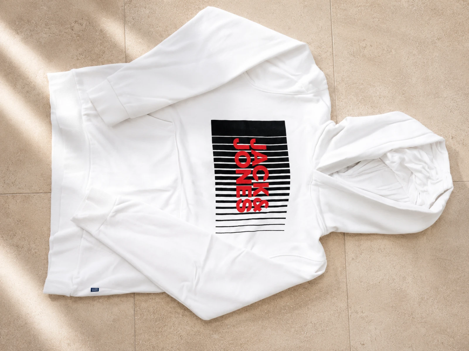 Jack & Jones Moletom Branco com Capuz – photo 2